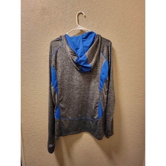 UCLA Colosseum Womens Long Sleeve Quarter Zip, Blue And Gray Size XL - Picture 6 of 6